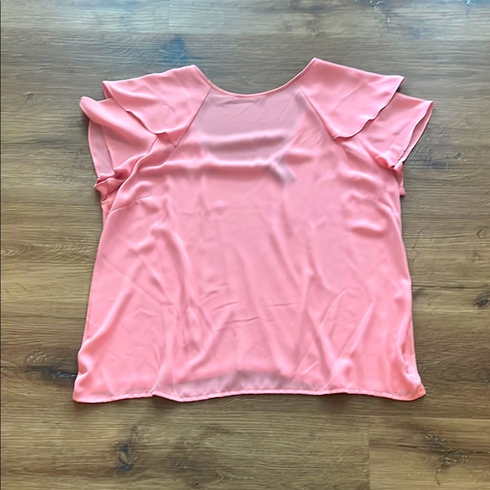 Ann Taylor Coral Pink Blouse